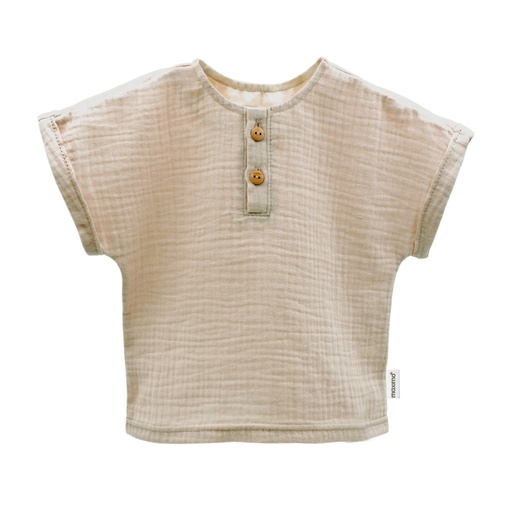 Maximo | T-shirt Boys Muslin Beigemeliert 