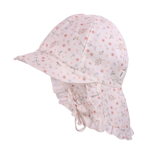 Maximo | Zonnehoedje Girls Frill Wollweiß-Blümchen 