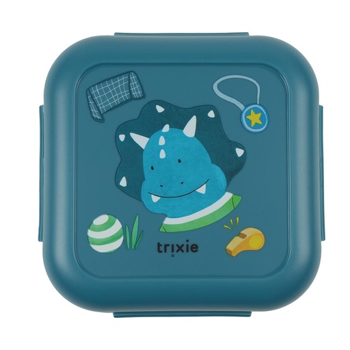 [579790] Trixie | Snackbox Ballplayer Mr. Triceratops 13x13x7cm