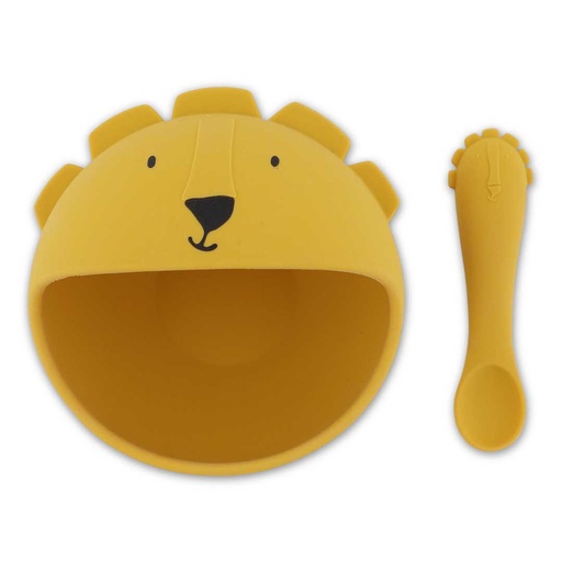[579876] Trixie | Eetset Mr Lion Baby's Eerste Eetset Geel 
