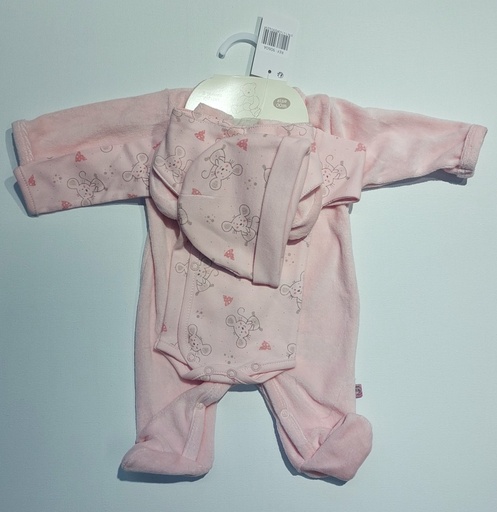 Picco Mini | Pyjama Muis Giftset Roze 3-delig