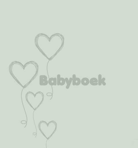[580101] Jep Kids | Boek Babyboek Zachtgroen