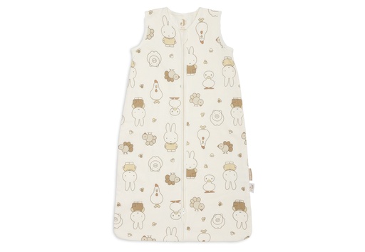 [580227] Jollein | Slaapzak Miffy Family Farm Jersey 0.5TOG Wit/Bruin 70cm