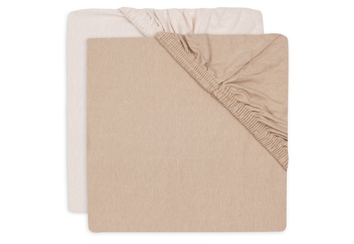 [580274] Jollein | Hoeslaken Blush/Wild Rose Jersey Roze 40/50x80/90cm 2-pack