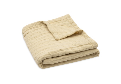 [580294] Jollein | Deken Jacquard Vanilla Hydrofiel Geel 75x100cm