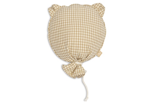 [580319] Jollein | Ballon Teddy Bear Check Textiel Zand
