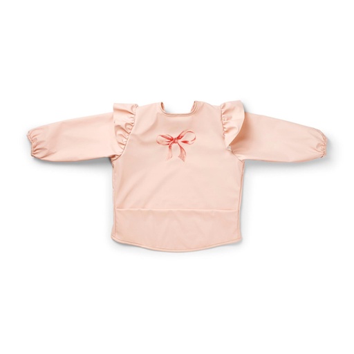 [580412] Elodie | Slabbetje Rosy Bow met Lange Mouwen Roze