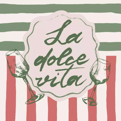 [580587] Duni | Servetten La Dolce Vita 3-laags 33x33cm 20-pack