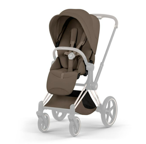 [580785] Cybex | Bekleding Inzet vr Wandelwagen Priam Style Seat Pack Coconut Brown/Dark Brown  