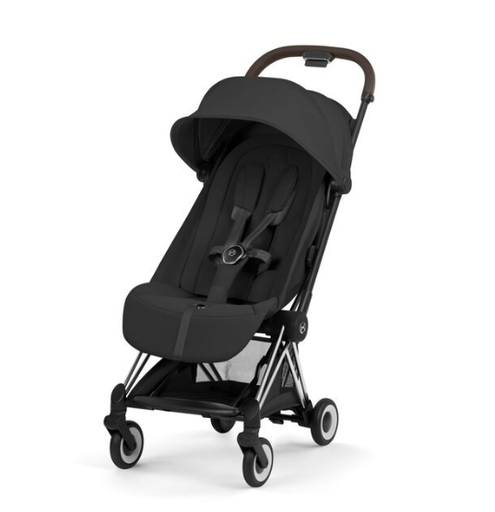[580813] Cybex | Buggy Coÿa Style Chrome Brown Sepia Black/Black  