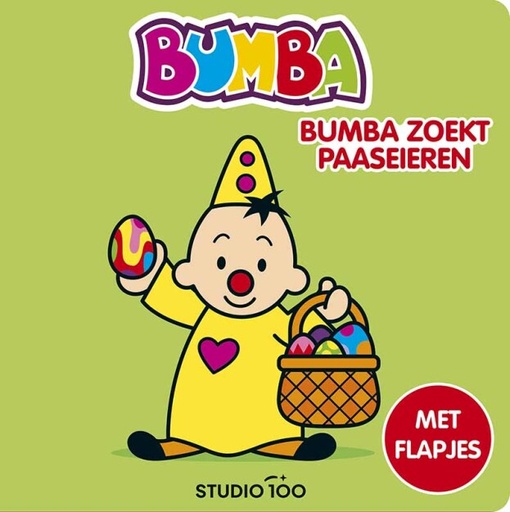 [580903] Bumba | Boek "Bumba zoekt paaseieren" Flapjesboek