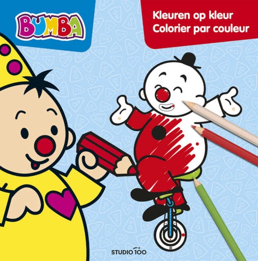 [580906] Bumba | Boek "Kleuren op Kleur" Kleurboek 25x25cm