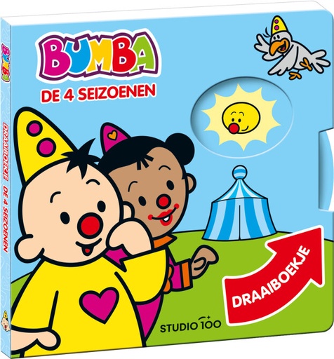 [580910] Bumba | Boek "De 4 seizoenen" Draaiboek Karton