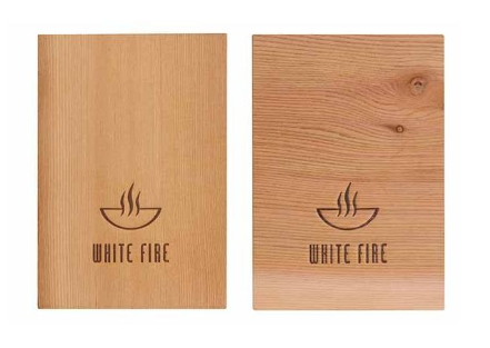 [581033] White Fire | Rookplankje Ceder Small 2-pack 