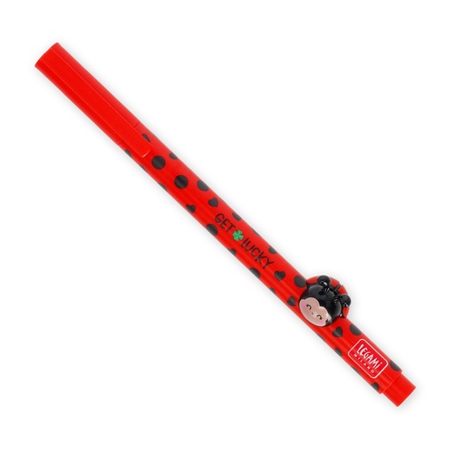 [581052] Legami | Balpen Ladybug Gel Pen "Get Lucky" 