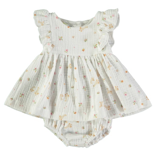 Babybol | Outfit Girls Off White 2-delig