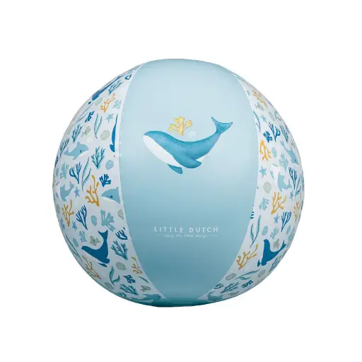 [581617] Little Dutch | Strandspeelgoed Strandbal Ocean Dreams Walvis Blauw Ø35cm