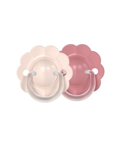 [581672] Suavinex | Fopspeen Wonder Siliconen Symmetrisch SXPRO  Roze/Roze 6-18mnd 2-pack   