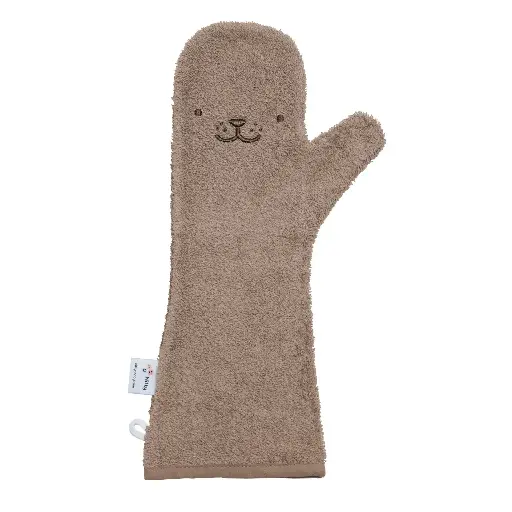 [581709] Nifty | Washandje Baby Shower Glove Mocha Bruin