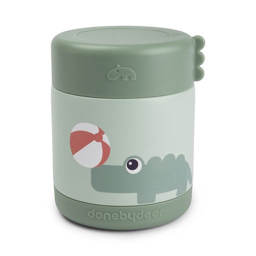 [581716] Done by Deer | Thermos Playground Food Jar Groen 300ml