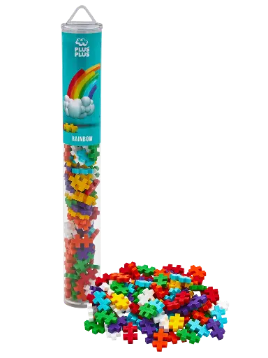 [581742] Plus-Plus | Educatief Speelgoed Regenboog Bouwstukjes Kleurenmix 100-delig