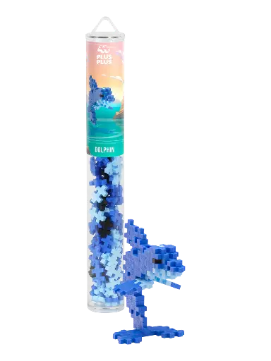 [581758] Plus-Plus | Educatief Speelgoed Dolfijn Bouwstukjes 100-delig