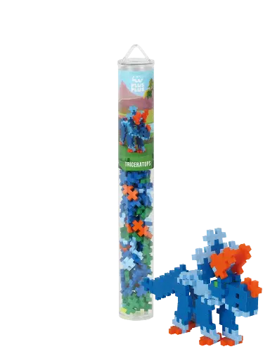 [581815] Plus-Plus | Educatief Speelgoed Triceratops Bouwstukjes 100-delig