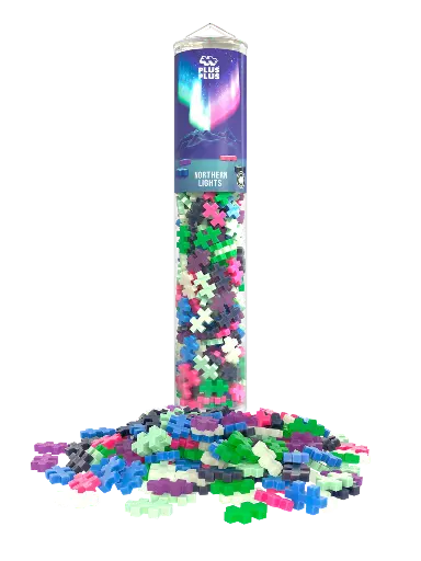 [581823] Plus-Plus | Educatief Speelgoed Northern Lights Bouwstukjes Glow in the Dark 240-delig