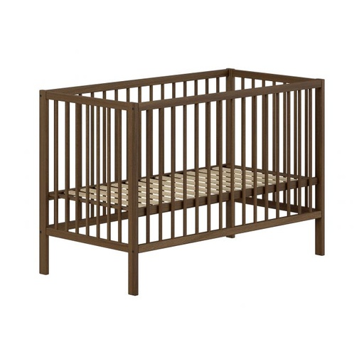 [582002] Jaxx Furniture | Bed Dino Walnut incl. Bodem 60x120cm