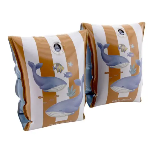 [582127] Little Dutch | Zwembandjes Ocean World Bruin 2-delig