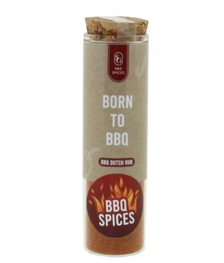 [582140] S&G | Kruiden BBQ Dutch Rub Born To BBQ Kruidenbuisje 20gr