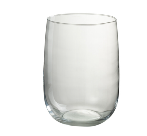 [582306] J-Line | Windlicht Ei Glas Transparant Ø16x25cm