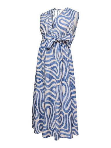 Mamalicious | Jurk Mlkatrine Tess Birch/Graphic Blue