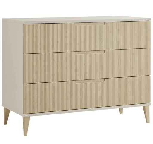 [582606] Paidi | Commode Jonte Cashmere-Beige/Stripy Light Oak 123,5x95,2x55,9cm
