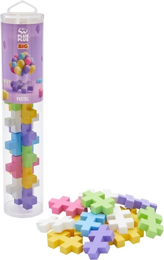 [583082] Plus-Plus | Educatief Speelgoed Big Bouwstukjes Pastel 15-delig