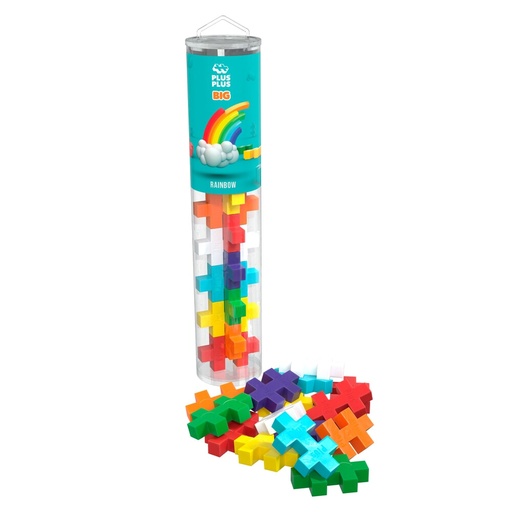[583086] Plus-Plus | Educatief Speelgoed Big Bouwstukjes Rainbow 15-delig
