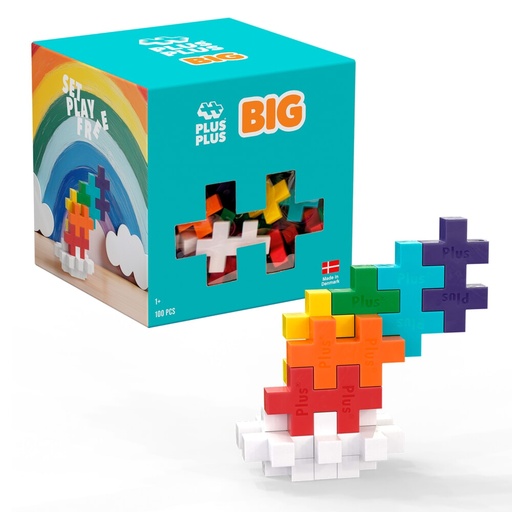 [583093] Plus-Plus | Educatief Speelgoed Big Bouwstukjes Rainbow 100-delig