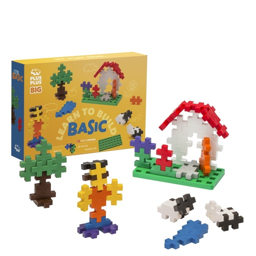 [583190] Plus-Plus | Educatief Speelgoed Learn to Build Big Basic 60-delig