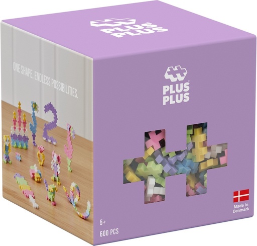 [583200] Plus-Plus | Educatief Speelgoed Bouwstukjes Pastel 600-delig