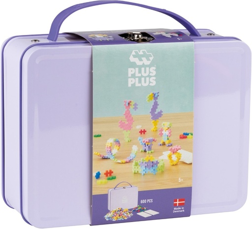 [583210] Plus-Plus | Educatief Speelgoed Bouwstukjes in Koffer Pastel 600-delig