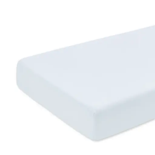 [583530] Bemini | Hoeslaken Jersey Wieg Glacier Blauw 50x90cm
