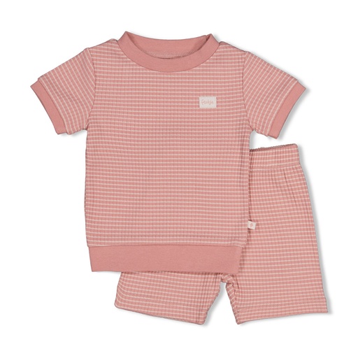 Feetje | Pyjama Shortama Wafel Summer Special Mauve