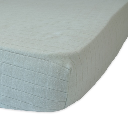 [584993] Lodger | Hoeslaken Ledikant Peppermint Groen 60x120cm