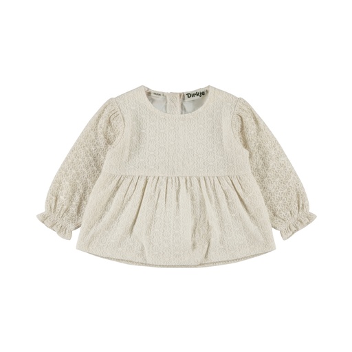 Dirkje | Tuniek Girls Amour & Love Paws Antique White