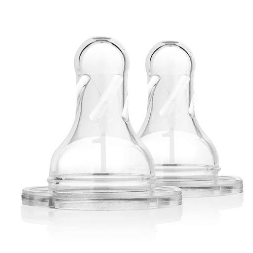 [585690] Dr.Brown's | Zuigspeen Standaardfles Fase1 2-pack