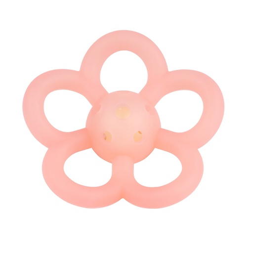 [585855] Nattou | Rammelaar Bloem Silicone Roze