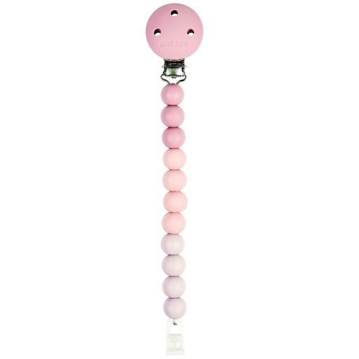 [585862] Nattou | Fopspeenketting Kralensnoer Siliconen Roze Gradiënt