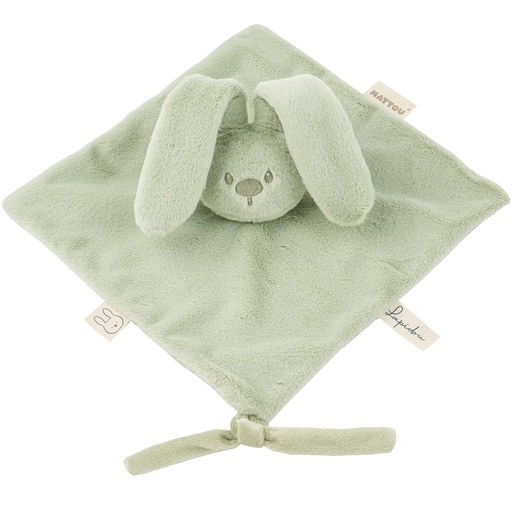 [585901] Nattou | Knuffeldoek/Doudou Konijn Lindegroen