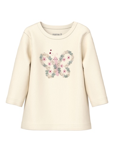 Name It | T-shirt Girls Kirstens Longsleeve Antique White