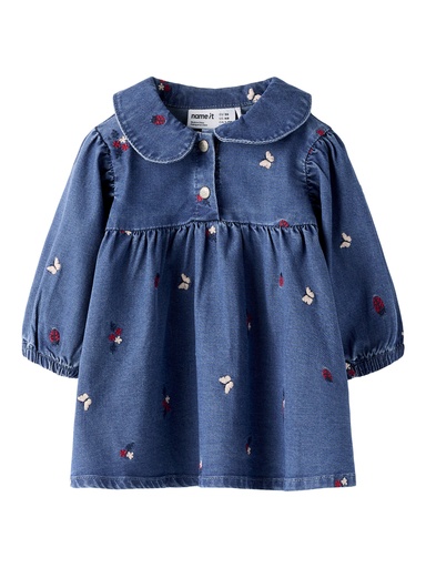 Name It | Jurk Girls Alva Denim Medium Blue